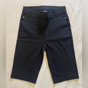 Rafaella Women's Black Bermuda Shorts